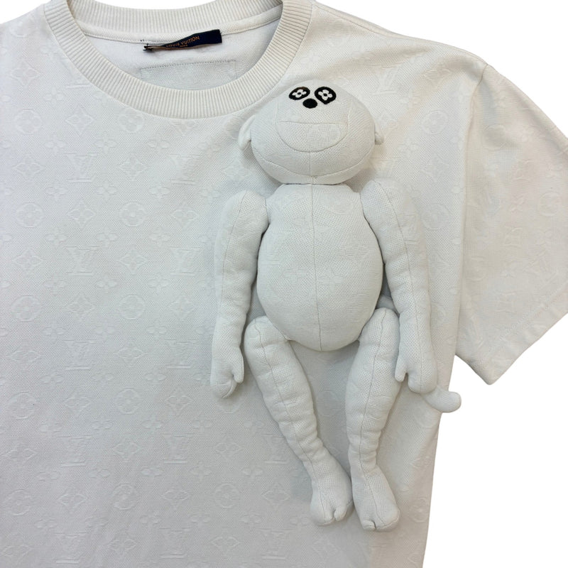 Men's x Virgil Abloh S/S21 3D MONKEY T-Shirt White Size XL