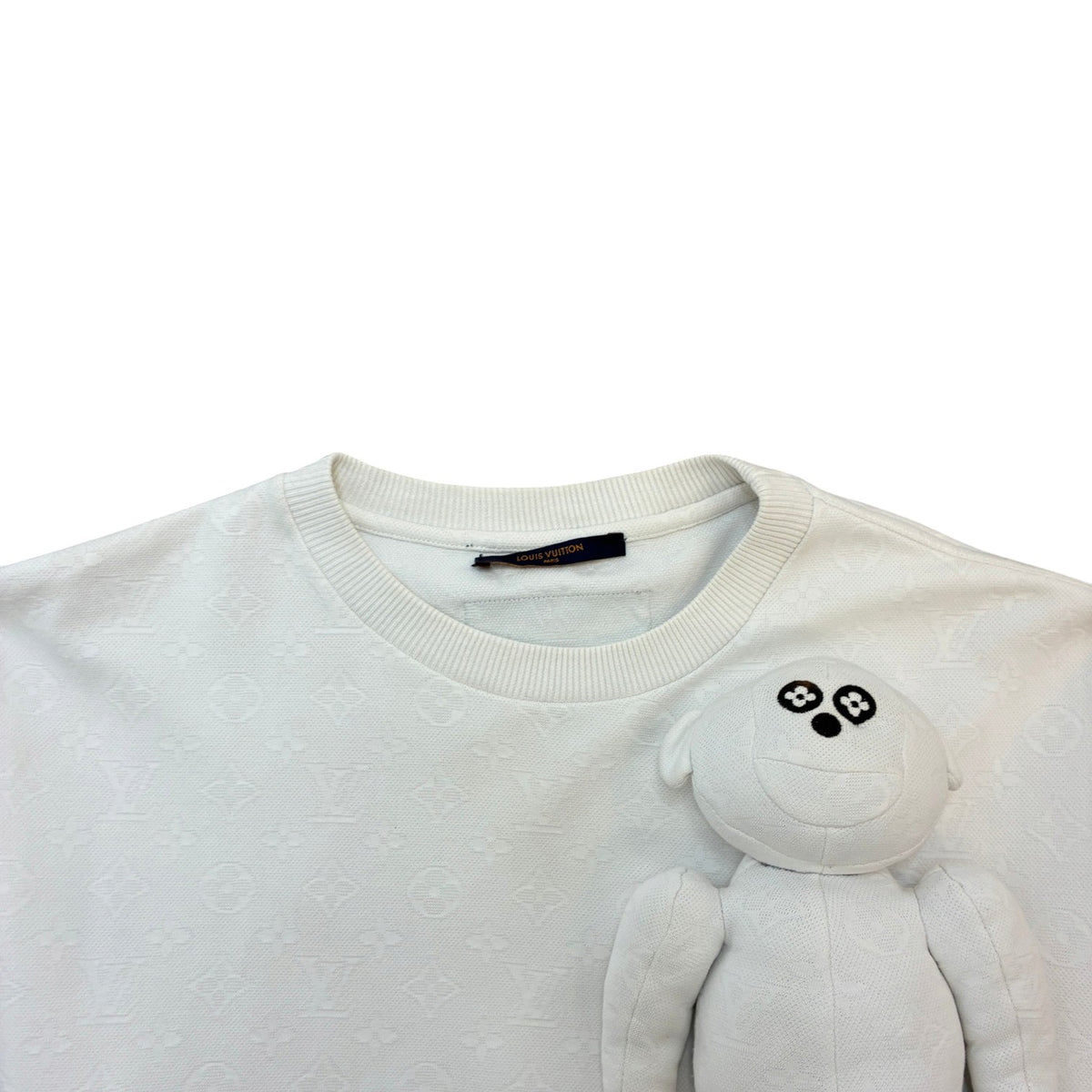 Men's x Virgil Abloh S/S21 3D MONKEY T-Shirt White Size XL - Photo 6