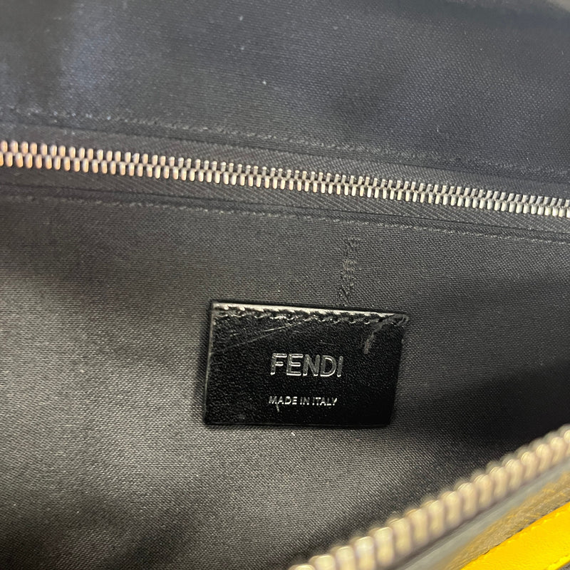 Men's Zucca FF Monogram Belt Bag Black