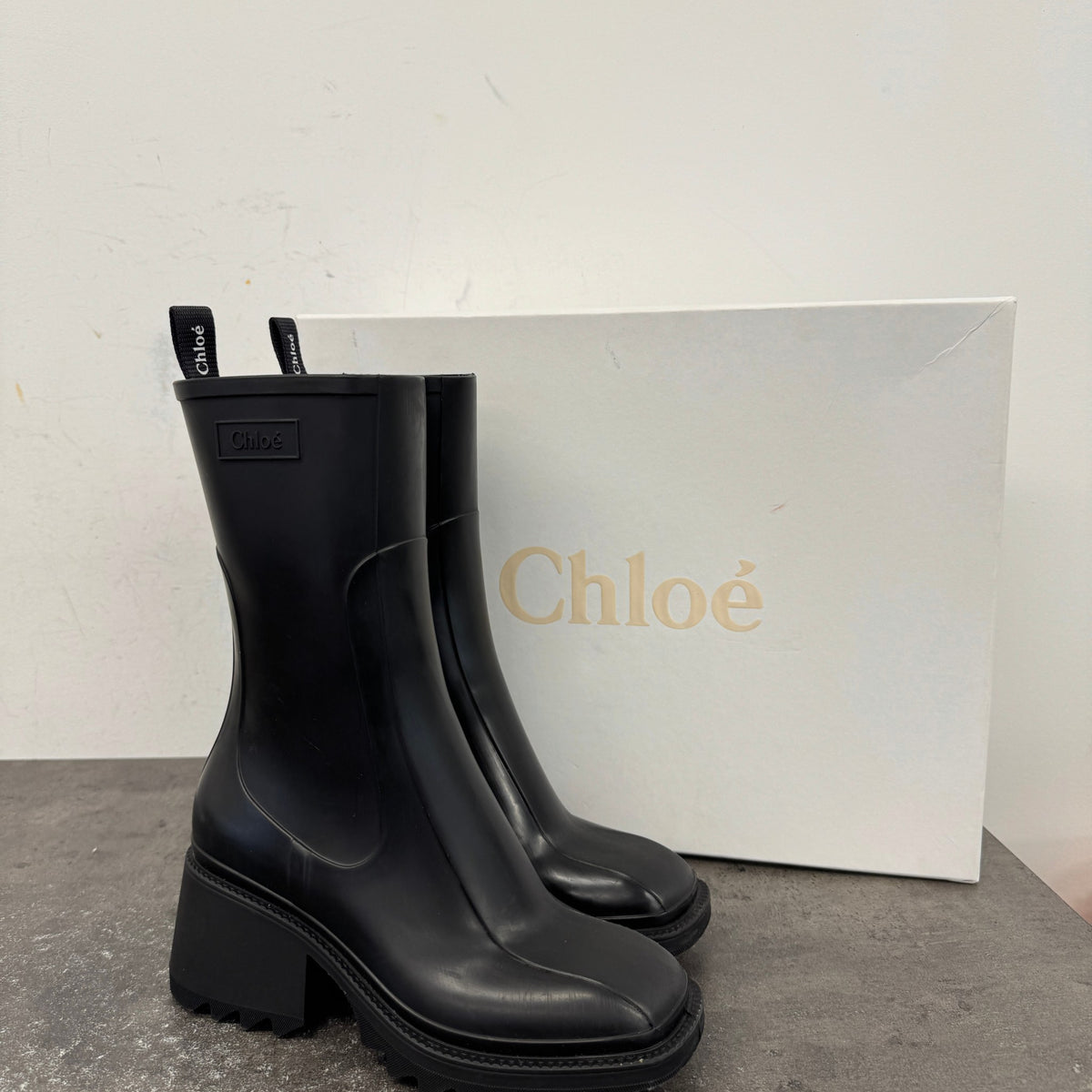 Women's Betty Rain Boots Boots Black Size UK 4 / EU 37 - Photo 12