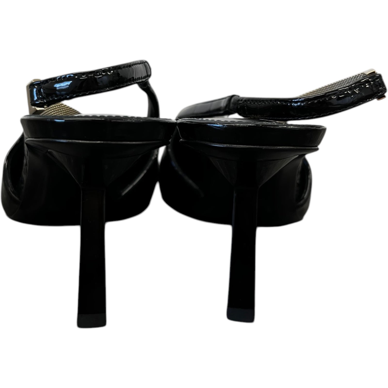 Women's Blake Croc 75 Pump Slingback Heels Black Size EU 36 / UK 3 - Photo 7
