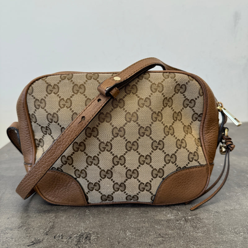 Women's Gg Supreme Camera Bag Beige
