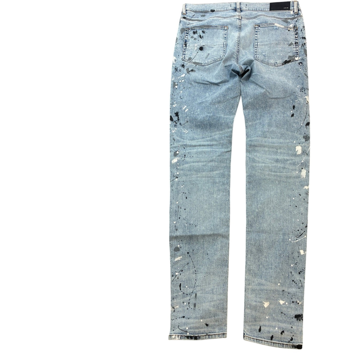 Men's Paint Splatter Mx1 Jeans Blue Size XL / W36 - Photo 2