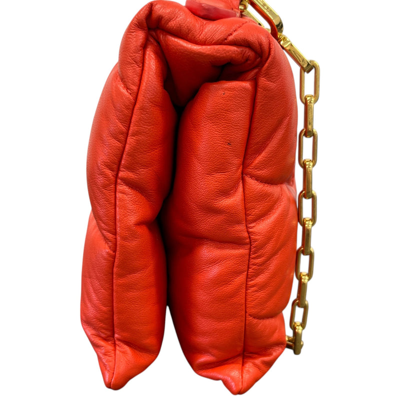 Women's Little Softie Pillow Nappa Crossbody Bag Orange