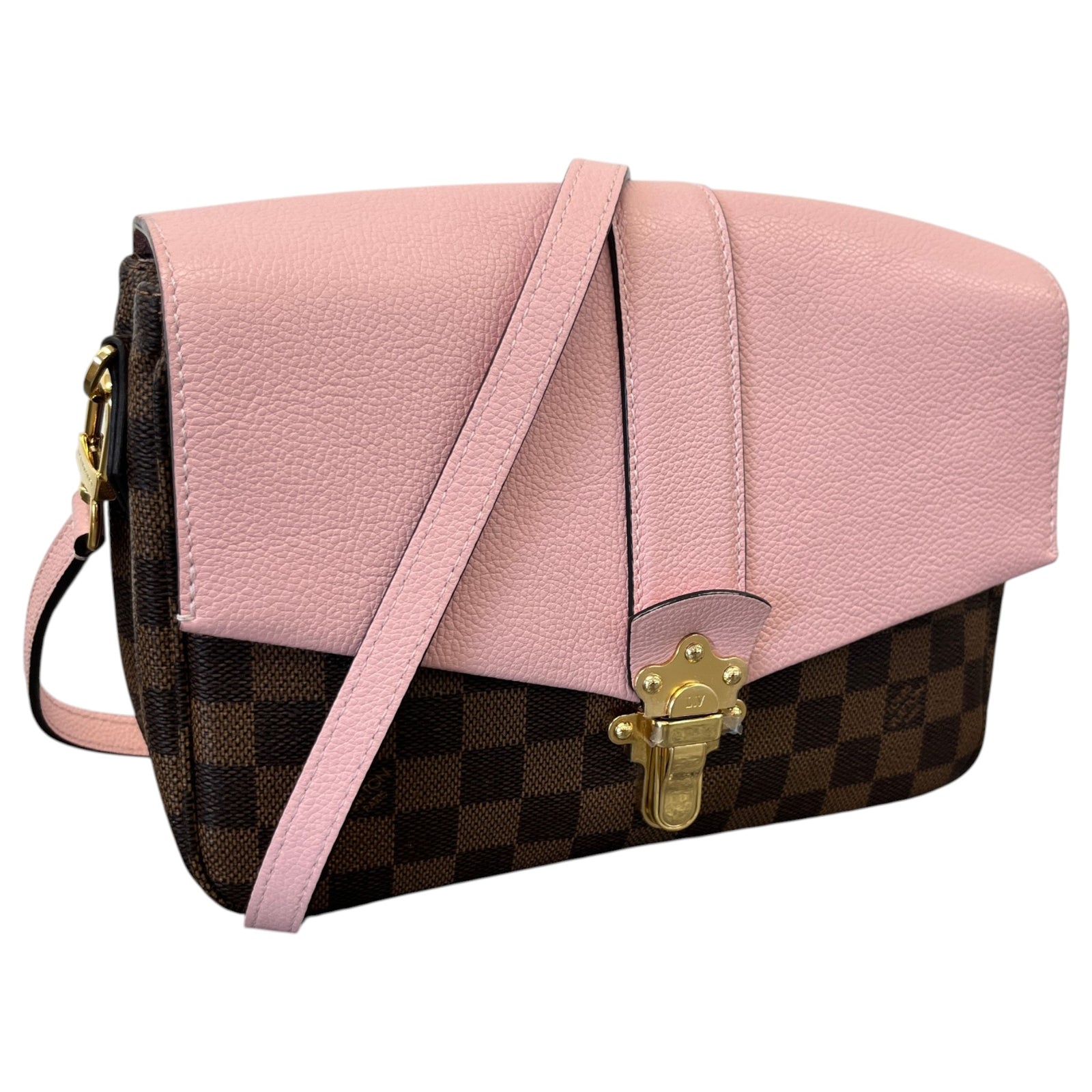Women's Damier Ebene Magnolia Clapton Bag Pink - Photo 4