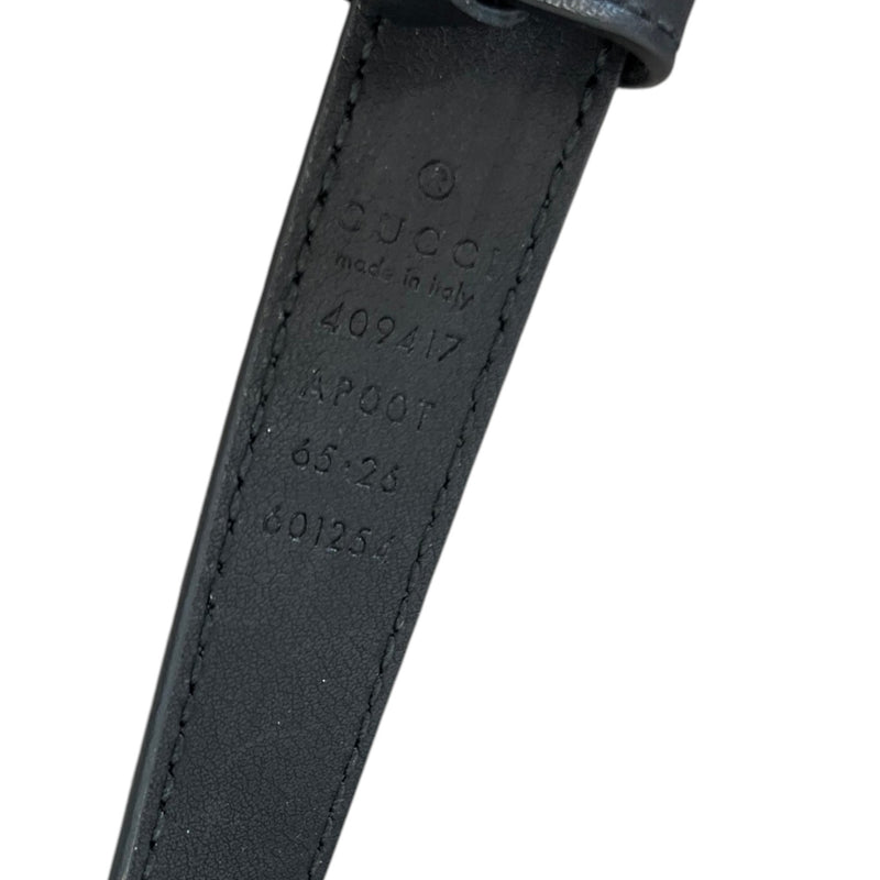Women's Gg Marmont Thin Belt Black Size Waist 26"
