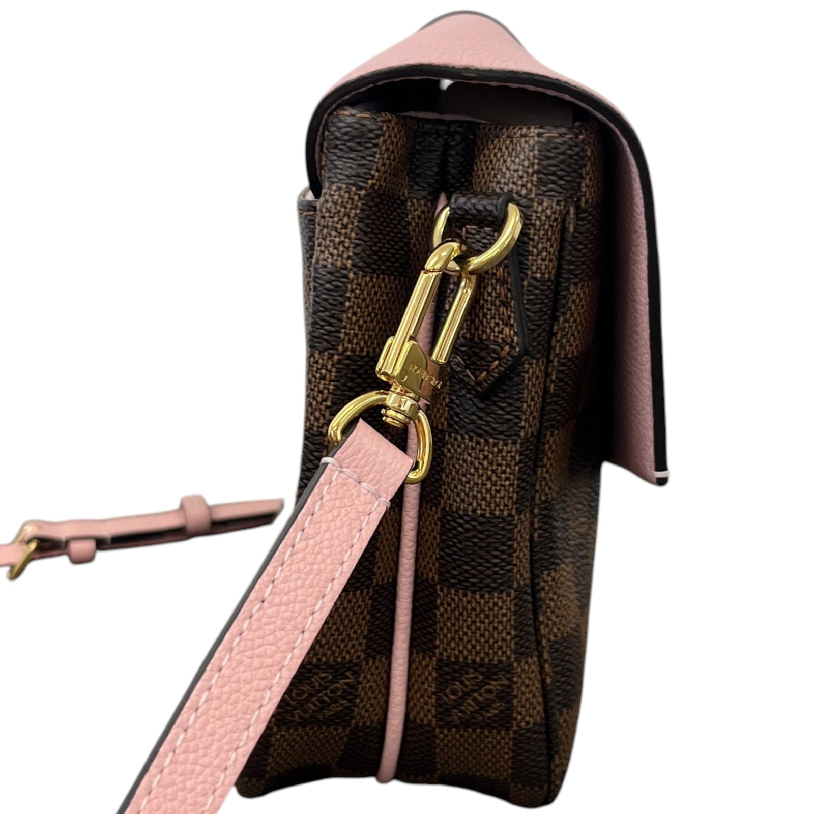 Women's Damier Ebene Magnolia Clapton Bag Pink - Photo 6