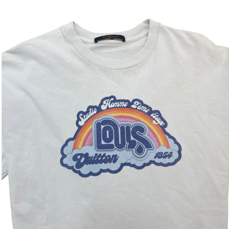 Men's Rainbow Studio Homme T-Shirt White Size M