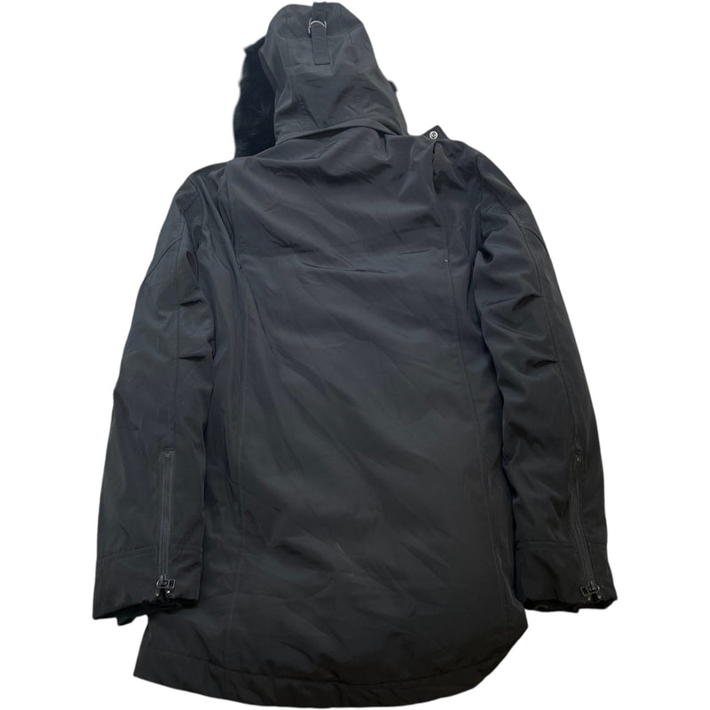 Men's 3Q Parka Down Jacket Black Size S