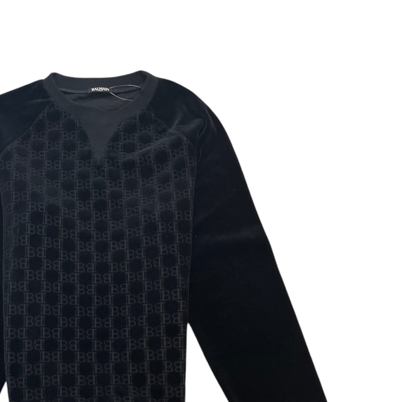 Men's BB Monogram Sweatshirt Black Size L