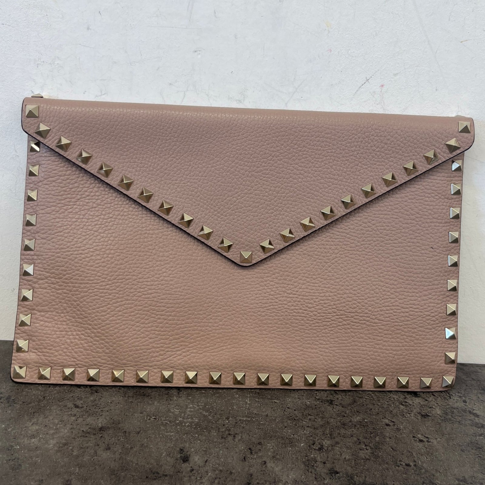 Women's Rockstud Envelope Clutch Pink - Photo 11