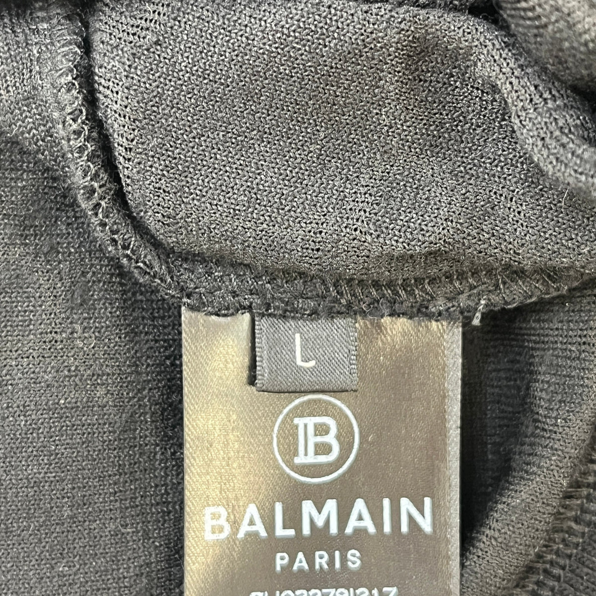 Men's BB Monogram Sweatshirt Black Size L - Photo 6