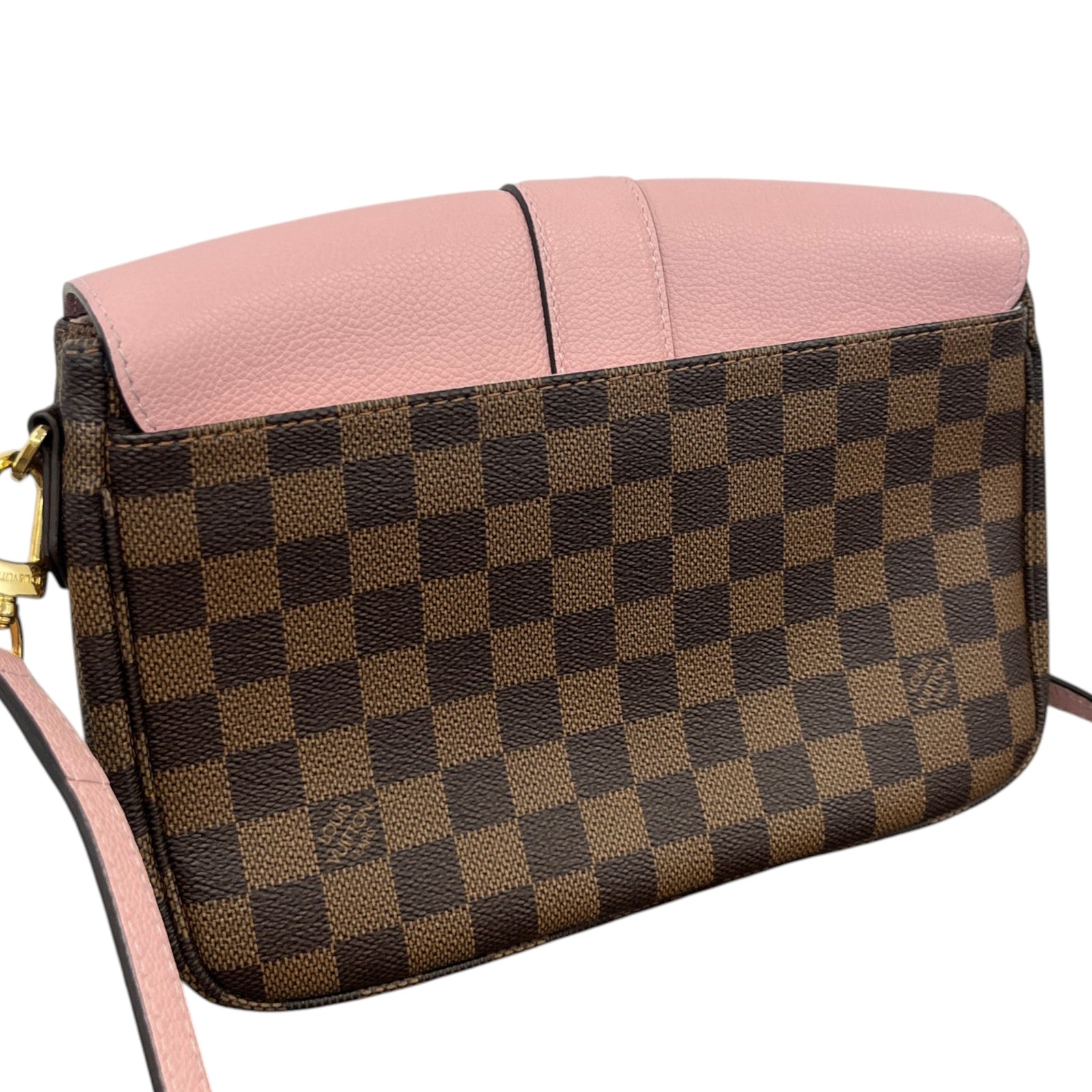 Women's Damier Ebene Magnolia Clapton Bag Pink - Photo 8