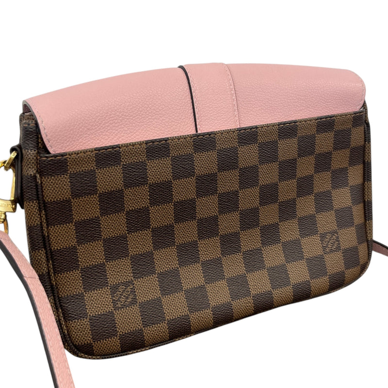 Women's Damier Ebene Magnolia Clapton Bag Pink