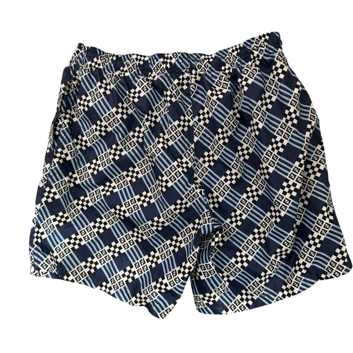 Men's Monogram Swim Shorts Navy Size L / W34 - Photo 2