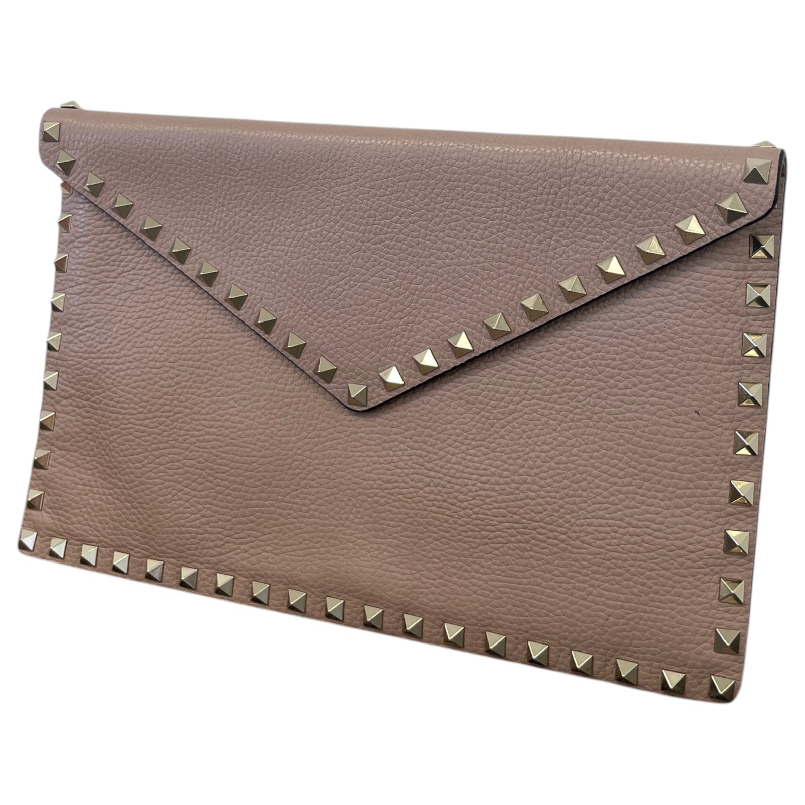 Women's Rockstud Envelope Clutch Pink - Photo 4