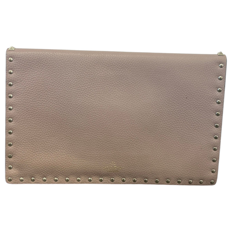 Women's Rockstud Envelope Clutch Pink