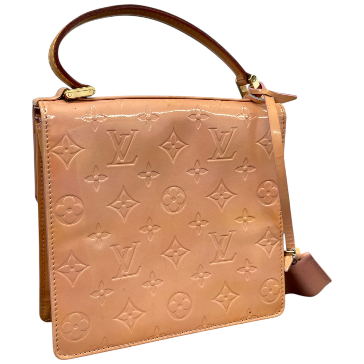 Women's Monogram Vernis Spring Street Handbag Pink - Photo 8