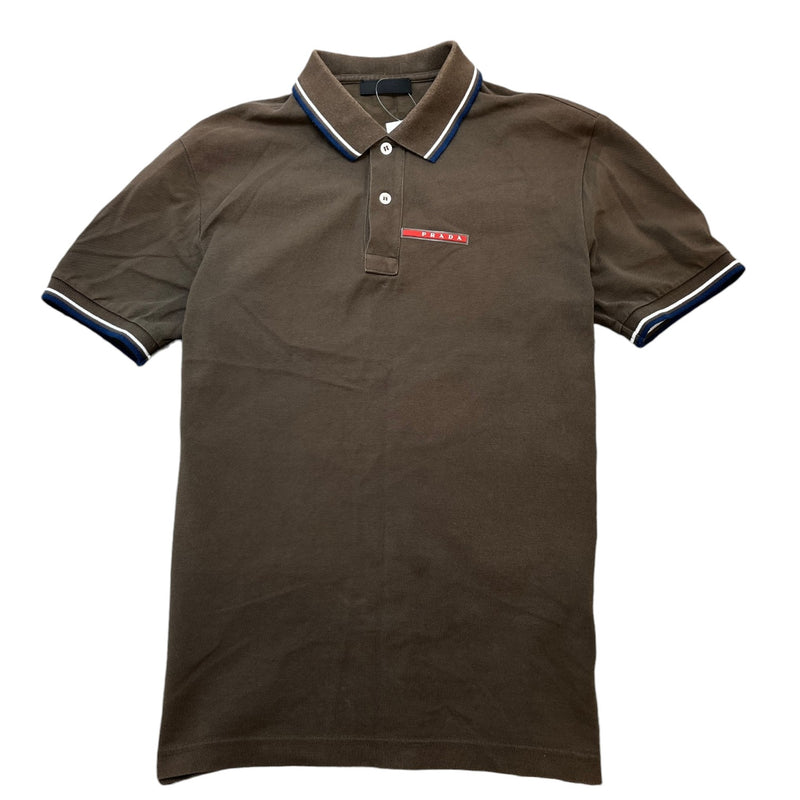 Men's Linea Rossa Polo Shirt Khaki Size M