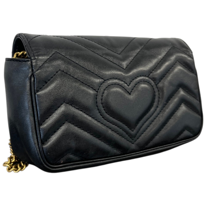 Women's Gg Marmont Super Mini Bag Black