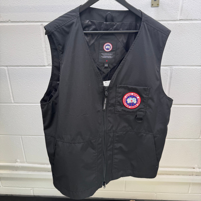 Men's Canmore Vest Gilet Black Size XL