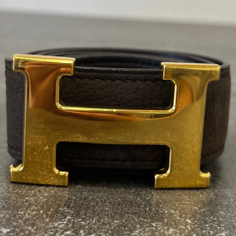 Women's Constance Reversible Belt Brown Size W36