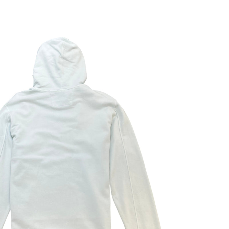 Men's Diagonal Raised Lens Hoodie Blue Size XXL