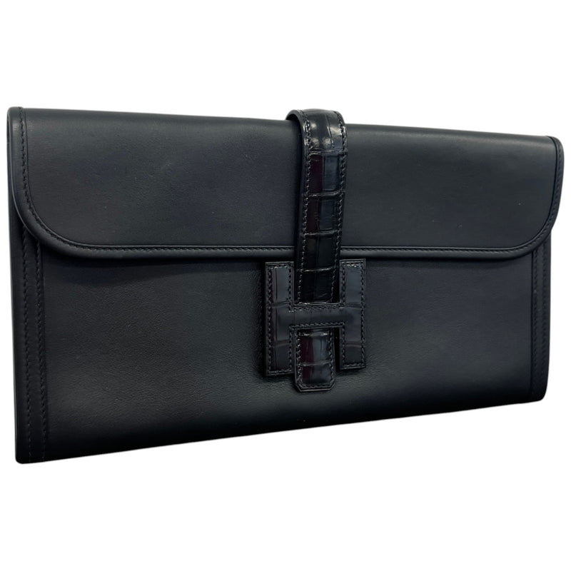 Women's Alligator Jige Elan 29 Clutch Black