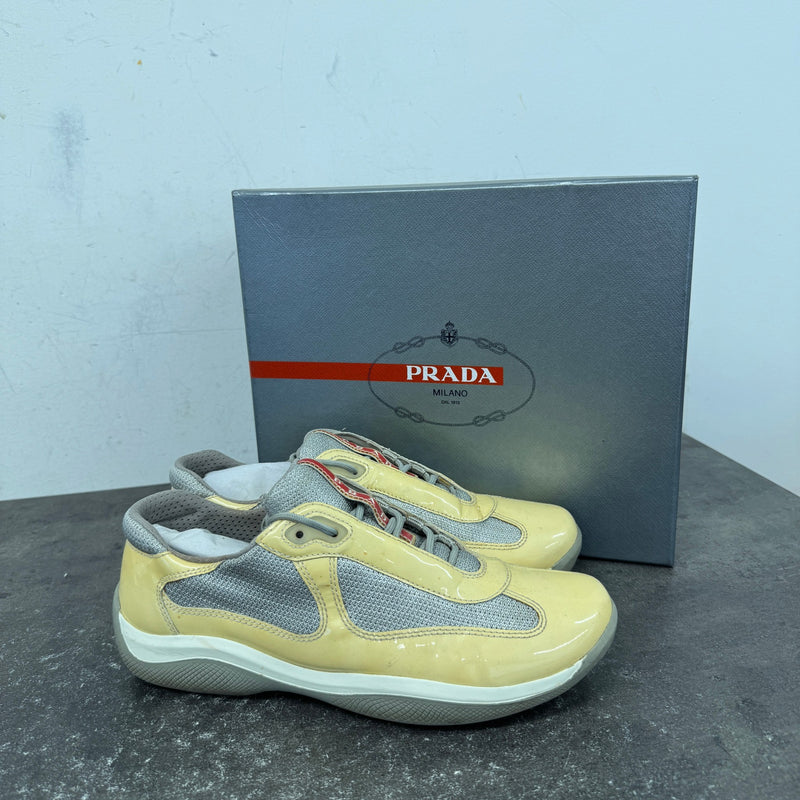 Men's America's Cup Low Trainers Cream Size UK 5 / EU 39