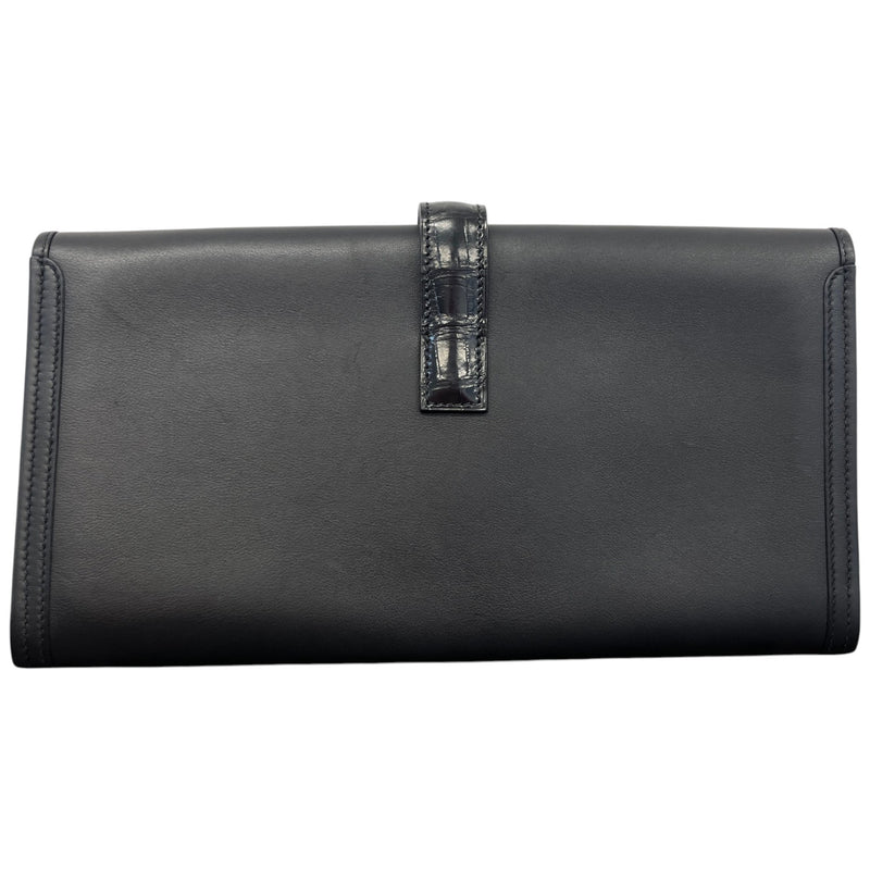 Women's Alligator Jige Elan 29 Clutch Black