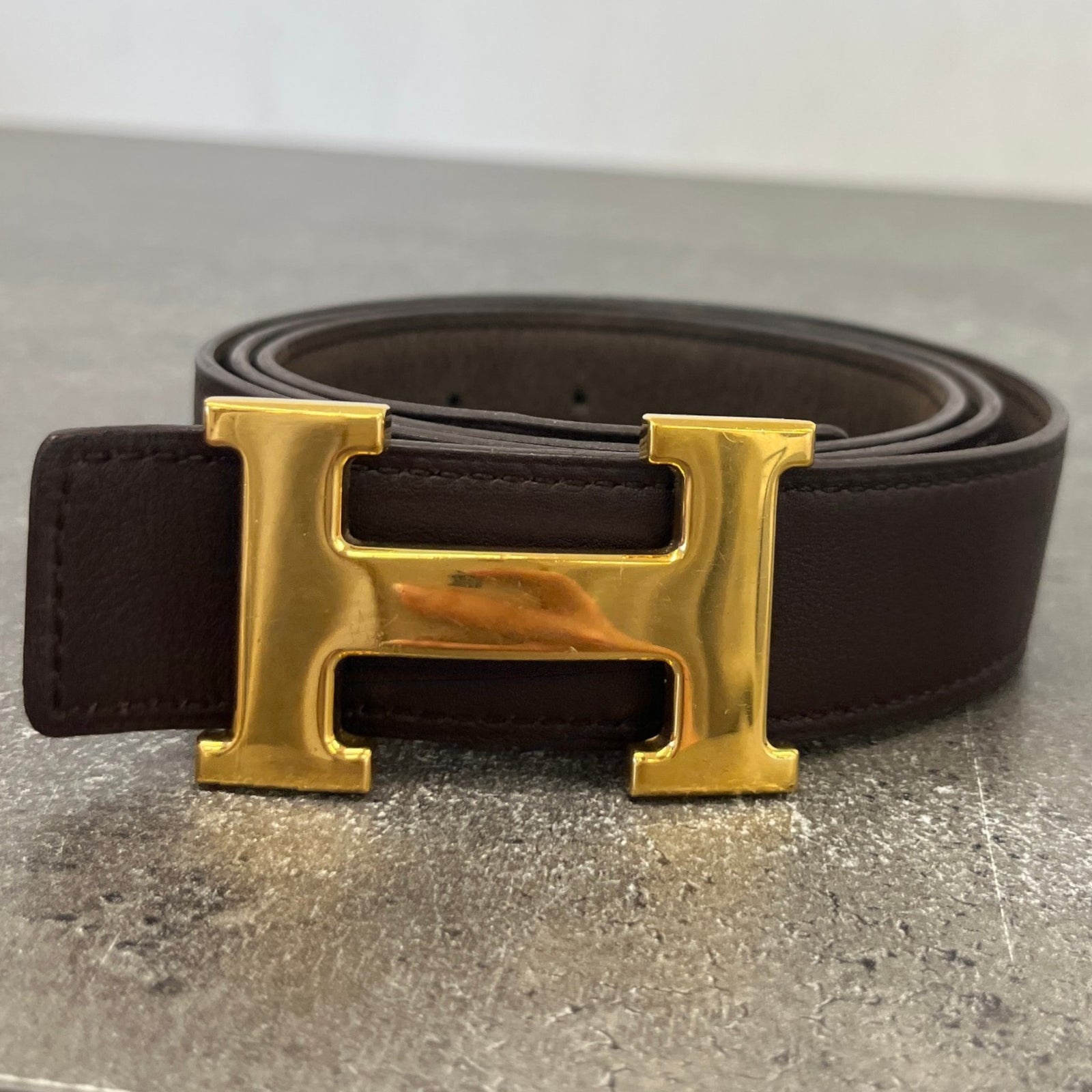 Women's Constance Reversible Belt Brown Size W36 - Photo 11