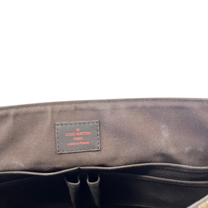 Men's District GM Damier Ebene Messenger Bag Brown