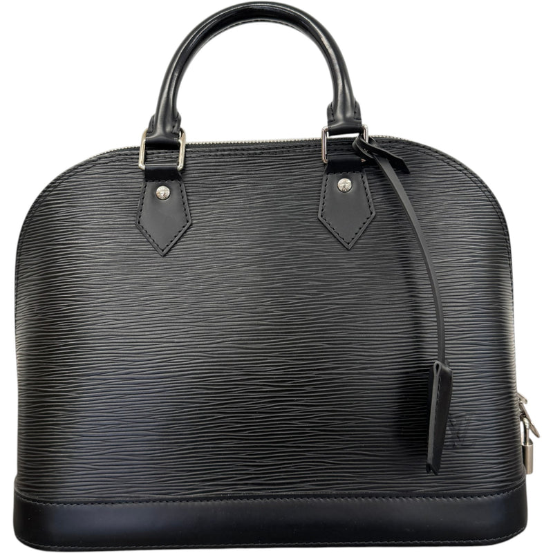 Women's Epi Leather Alma PM Handbag Black