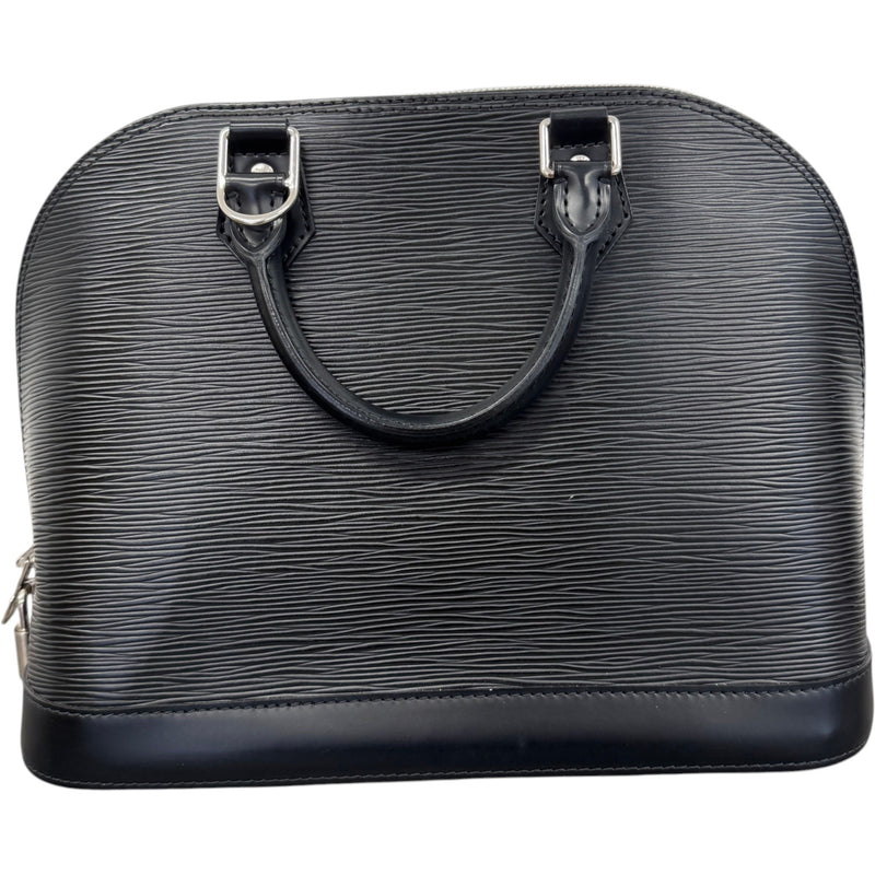 Women's Epi Leather Alma PM Handbag Black