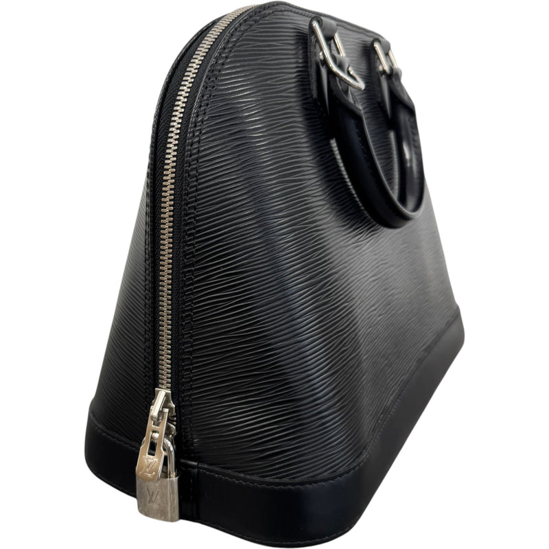 Women's Epi Leather Alma PM Handbag Black