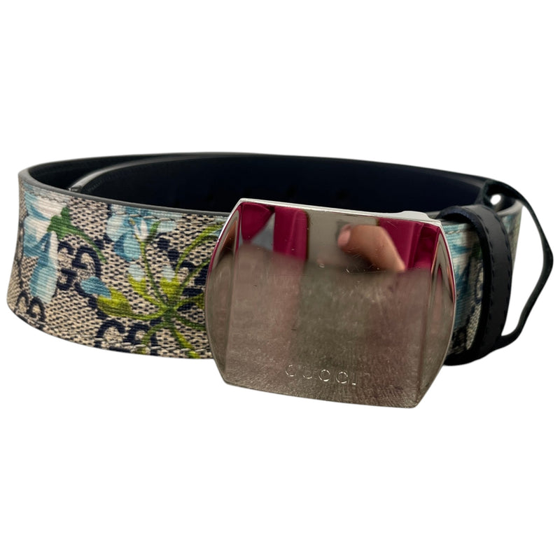Women's GG Blooms Supreme Belt Navy Size W34