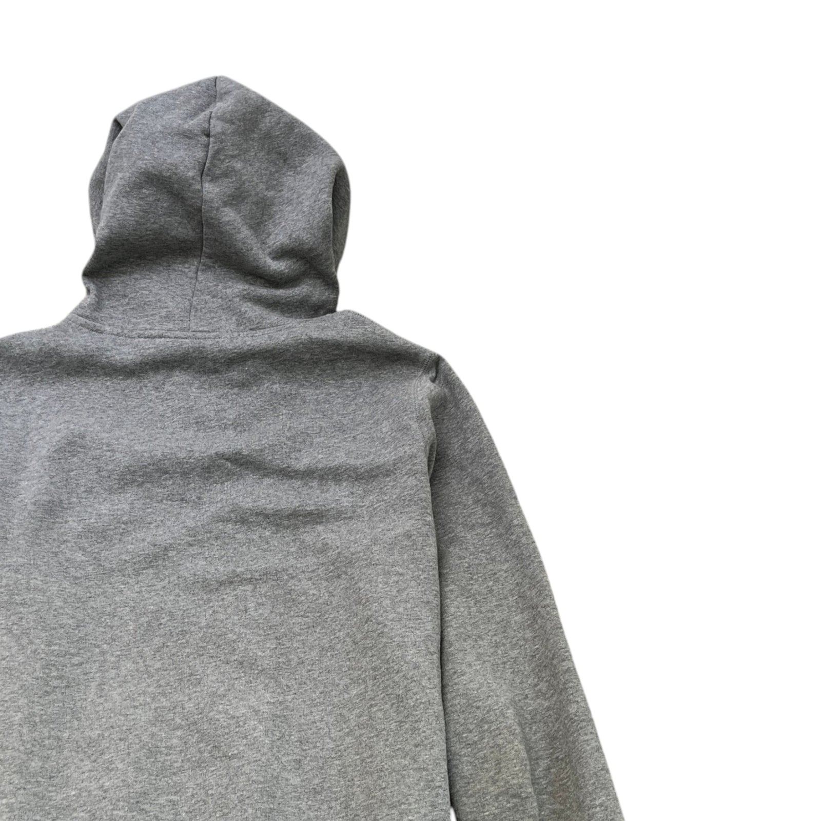 Men's Embroidered Logo Hoodie Grey Size L - Photo 4