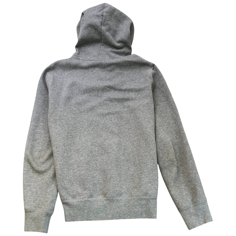 Men's Embroidered Logo Hoodie Grey Size L