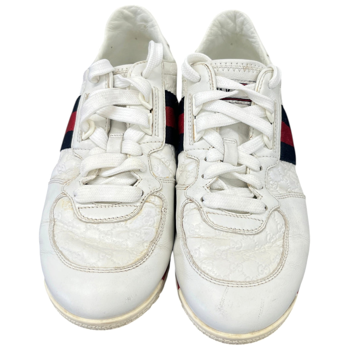 Women's Micro Guccissima Low Trainers White Size UK 5 / EU 38 - Photo 6