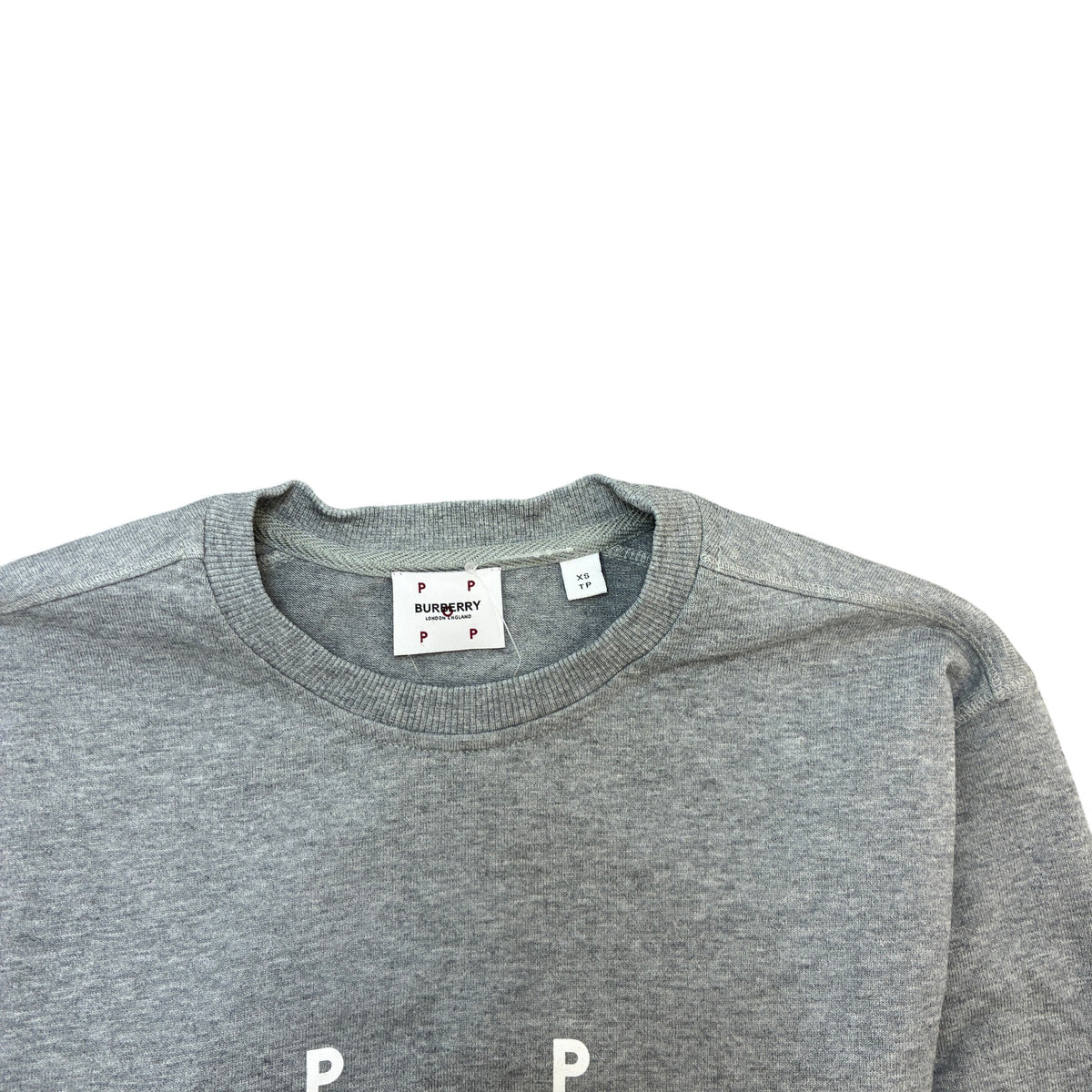Men's X Pop Trading Company Logo Print Sweatshirt Grey Size XS - Photo 5