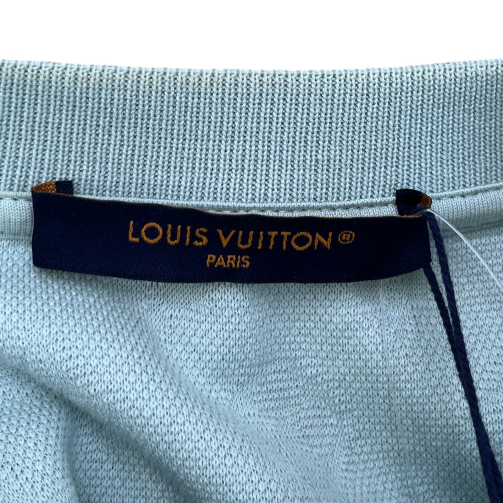 Men's Monogram 3D Pocket T-Shirt Blue Size M - Photo 8