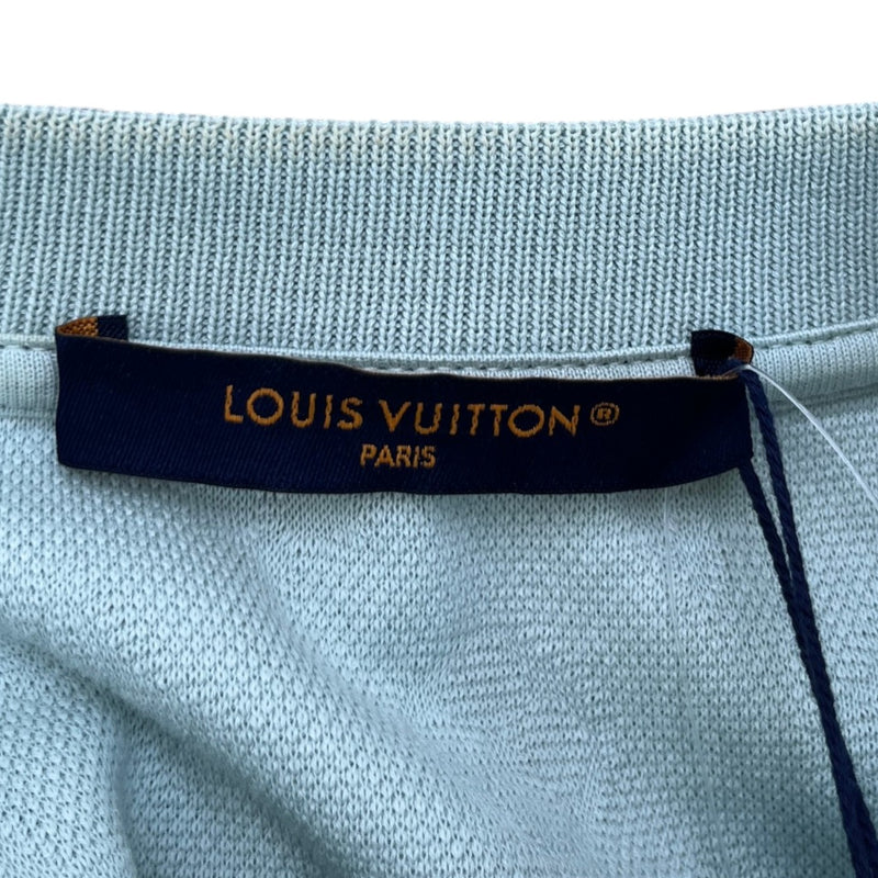 Men's Monogram 3D Pocket T-Shirt Blue Size M