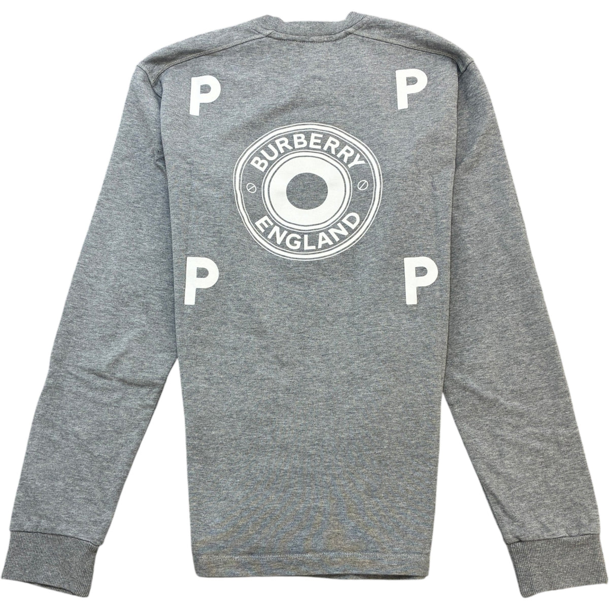 Men's X Pop Trading Company Logo Print Sweatshirt Grey Size XS - Photo 2
