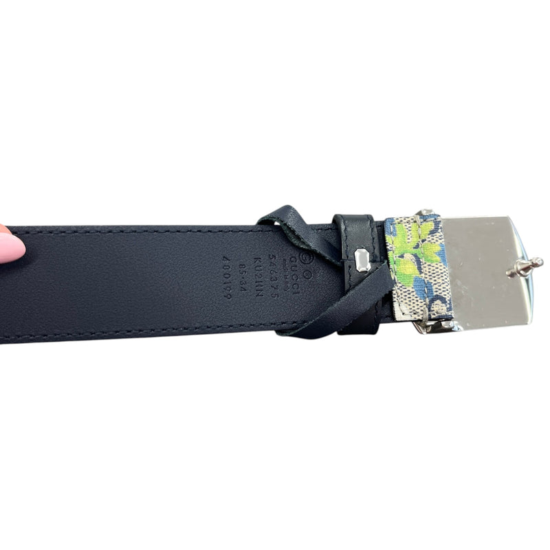 Women's GG Blooms Supreme Belt Navy Size W34