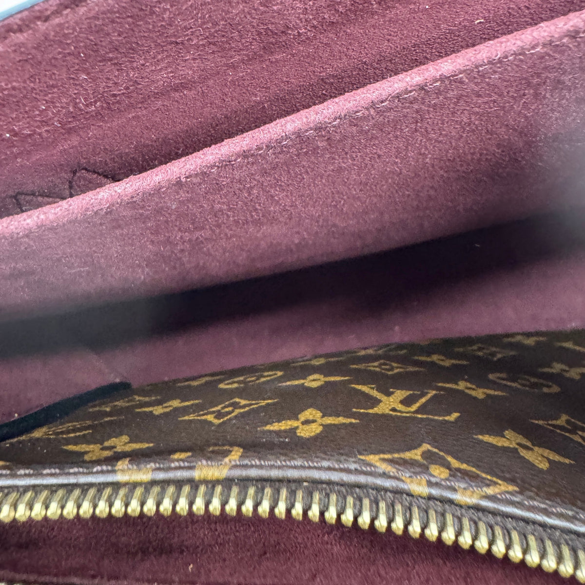 Women's Monogram Flower Tote Handbag Brown - Photo 13