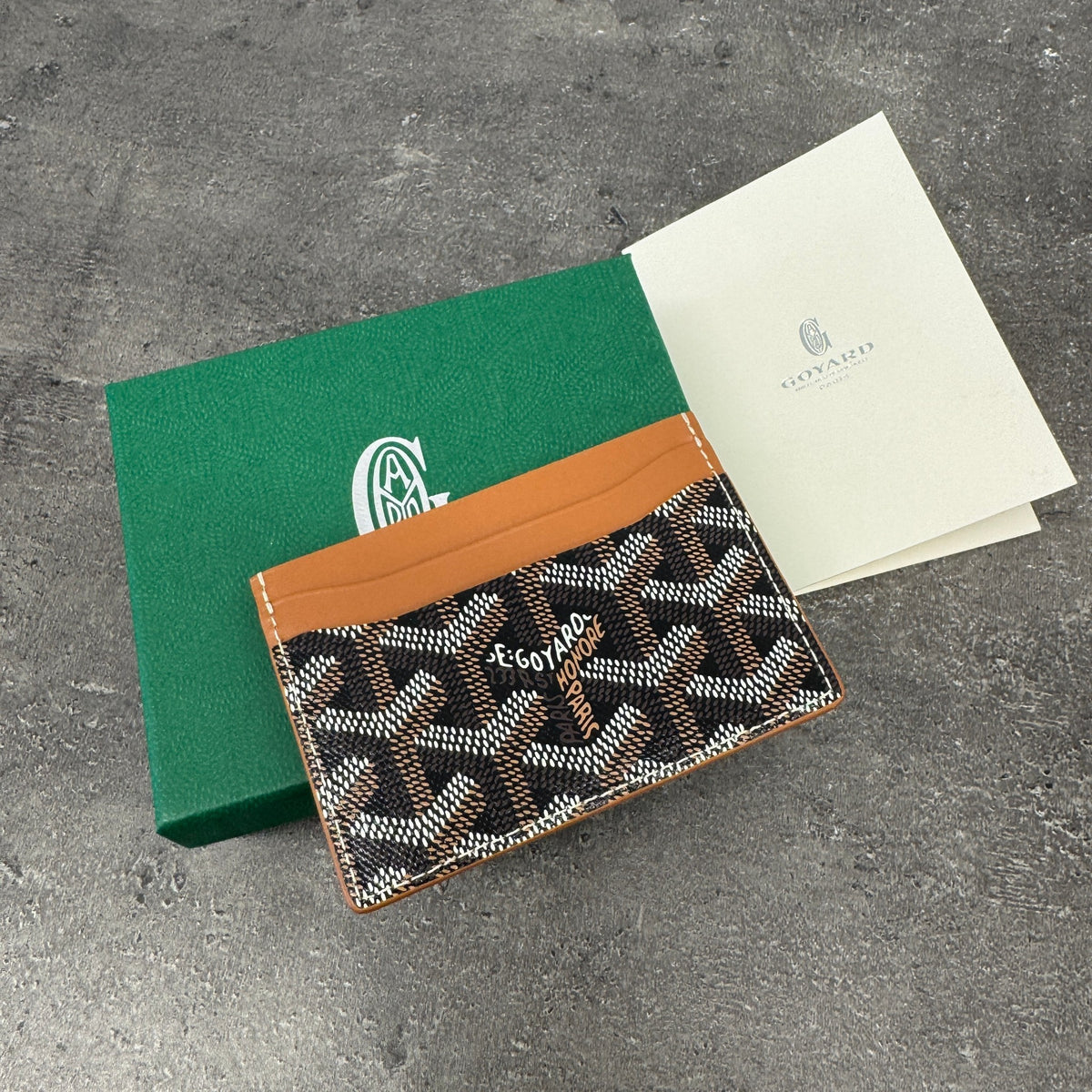 Men's Saint Sulpice Card Holder Brown - Photo 5