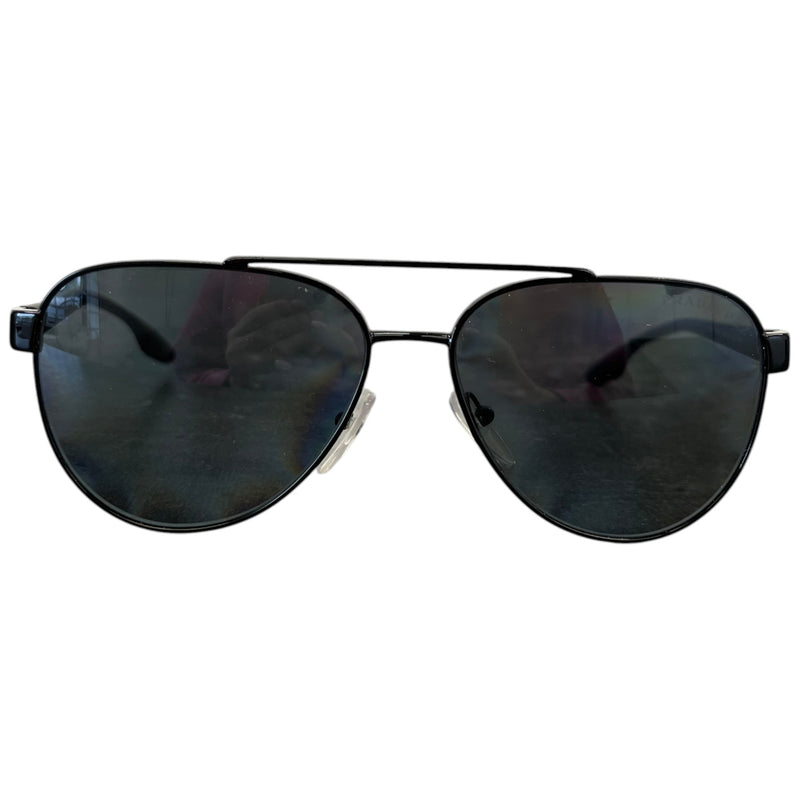 Men's Linea Rossa Polarised Aviator Sunglasses Black