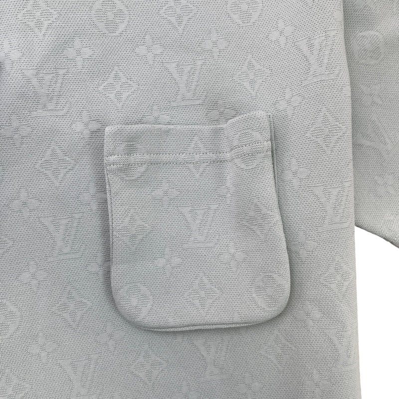 Men's Monogram 3D Pocket T-Shirt Blue Size M