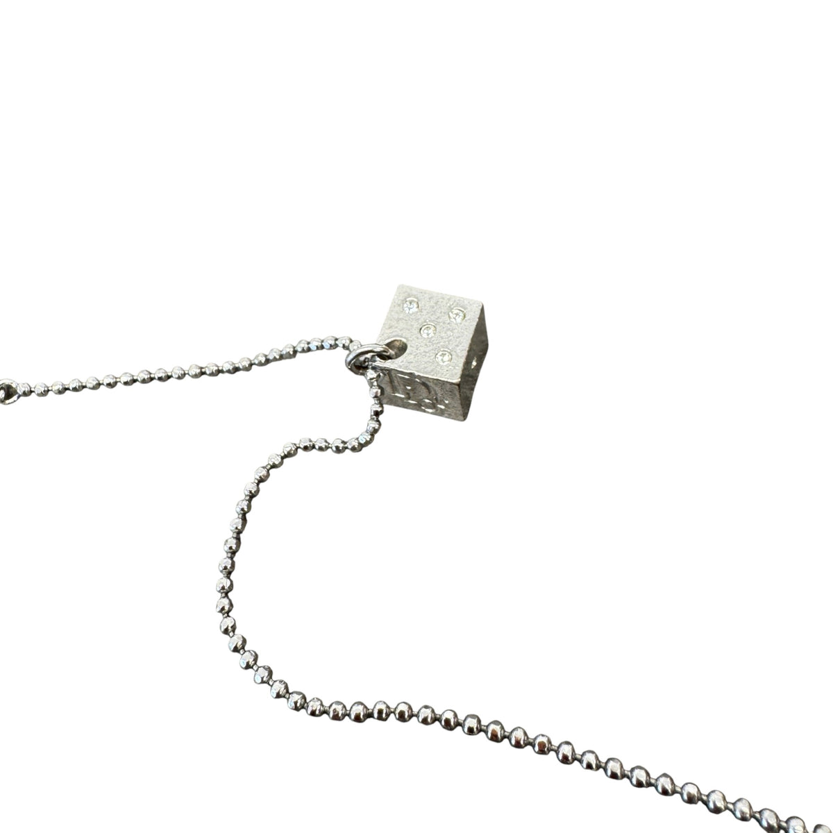 Women's Cube Pendant Bracelet Silver - Photo 4