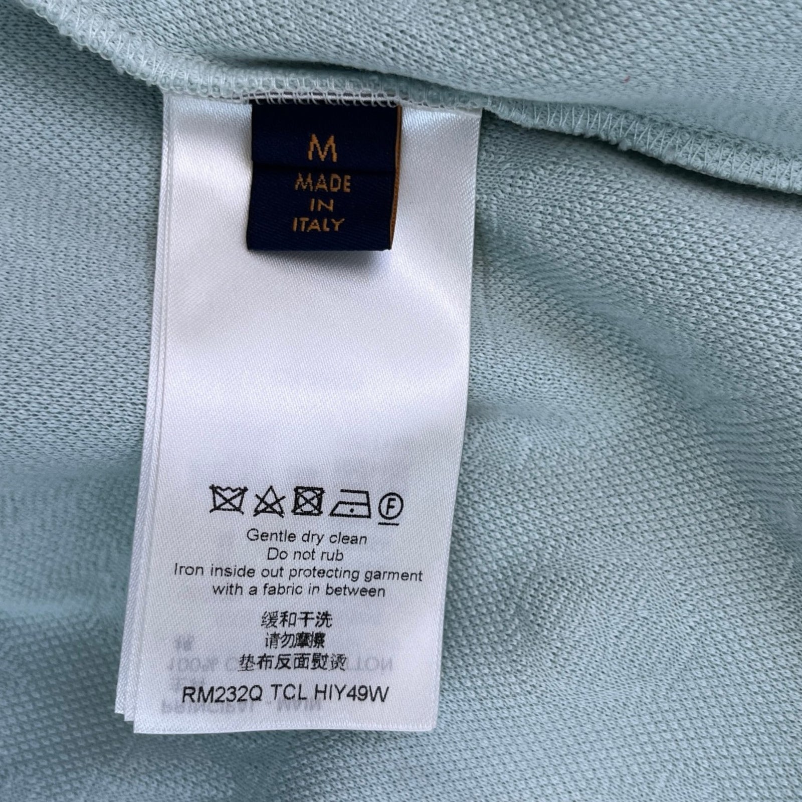 Men's Monogram 3D Pocket T-Shirt Blue Size M - Photo 9